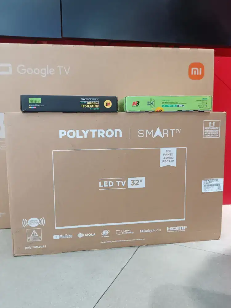 POLYTRON LED TV 32inci Kredit Bunga Pasti Ringan