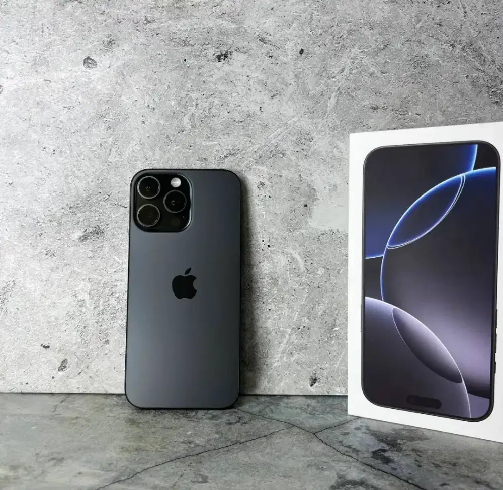 IPhone 16 pro max 256 hitam mulus