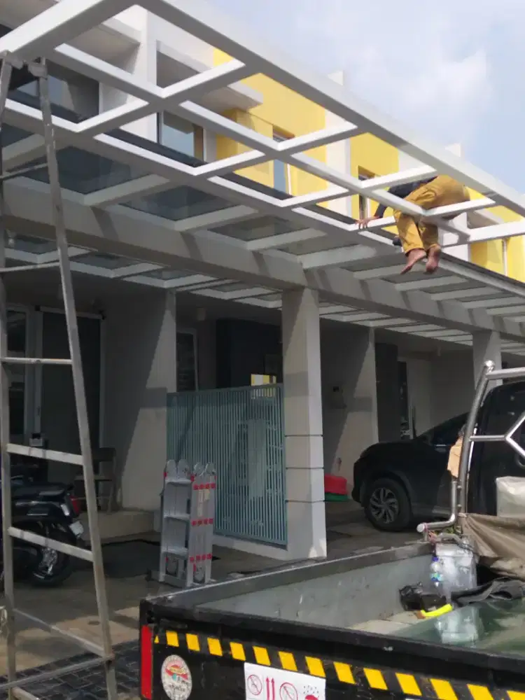 Terima pesanan kanopi kaca