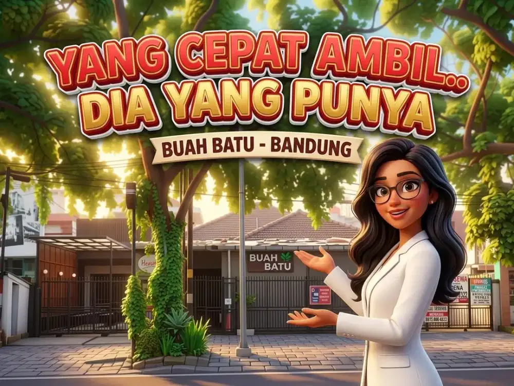 BEST DEAL..RUMAH + USAHA, LODAYA, BUAH BATU, TURANGGA, LENGKONG, BANDUNG KOTA.