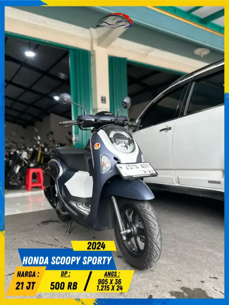 HONDA SCOOPY NEW 2024 NEGO TIPIS BOLOH HIKMAH MOTOR KEPUH MALANG
