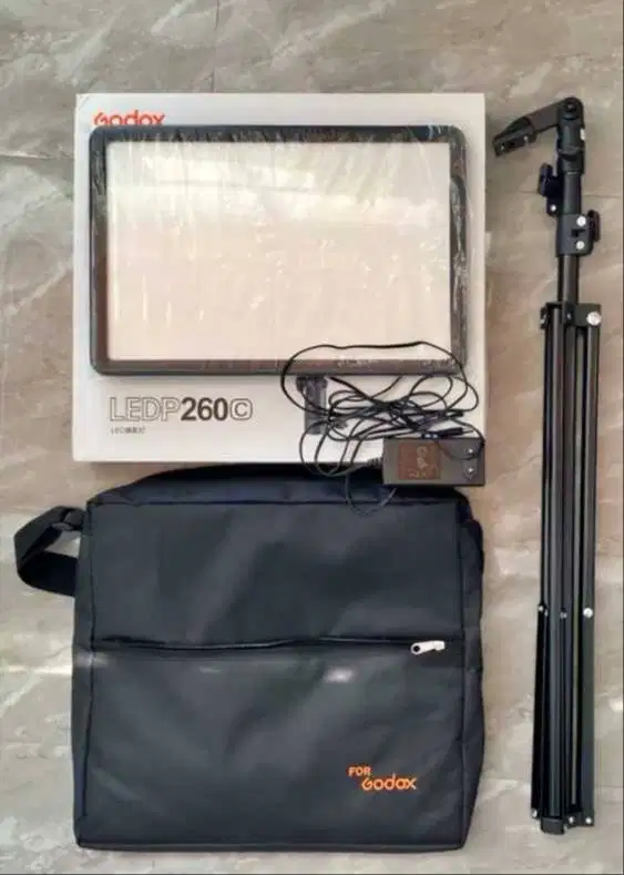 JUAL Lampu/Lighting Godox P260C Bi-Color Light Panel