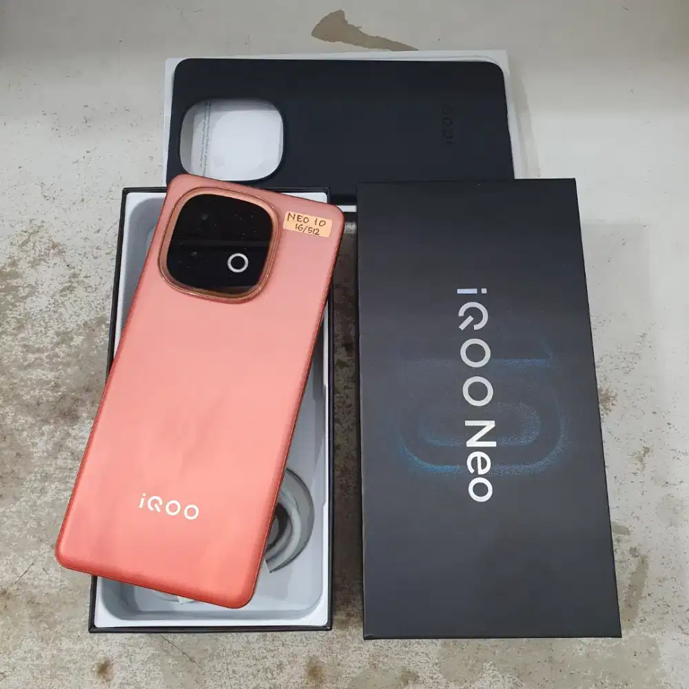 IQOO NEO 10 5G 16/512 Second Mulus Fullset Original