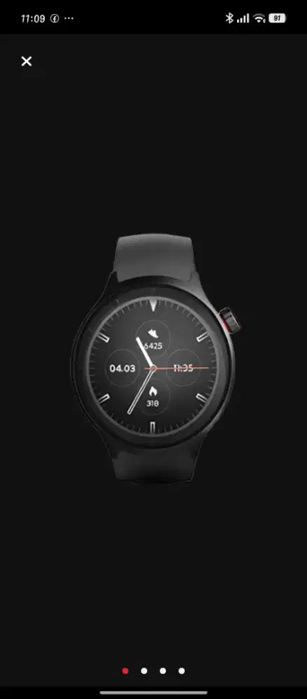 Motorola watch pasha black