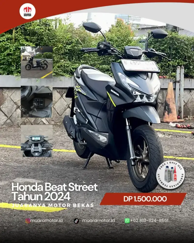 HONDA BEAT STREEET 2024 SIAP PAKAI