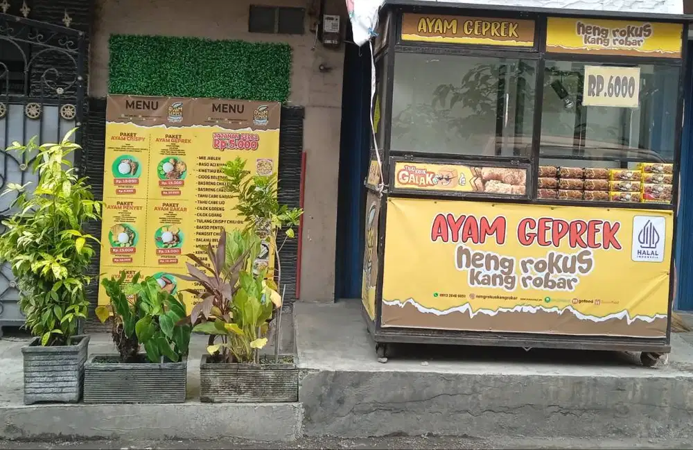 Jual gerobak ayam geprek / fried chicken
