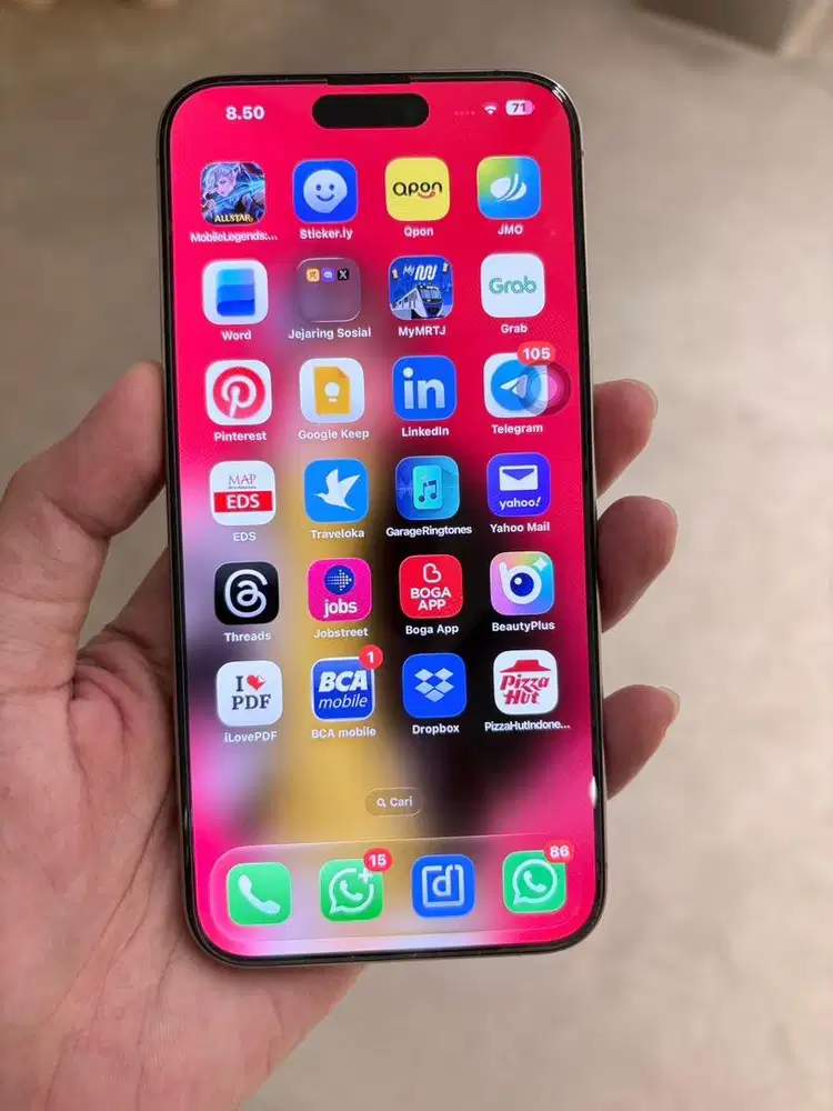Iphone 15 promax 256 digimap mulus