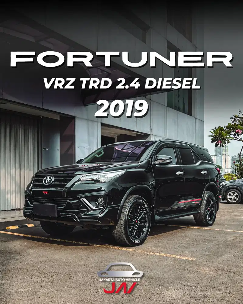 TOYOTA FORTUNER VRZ TRD 2.4 DIESEL 2019 / MINT CONDITION / LIKE NEW