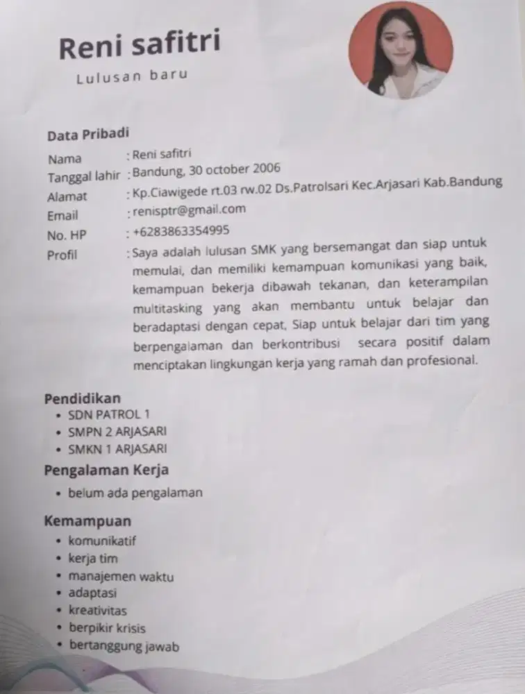Mencari kerja/loker