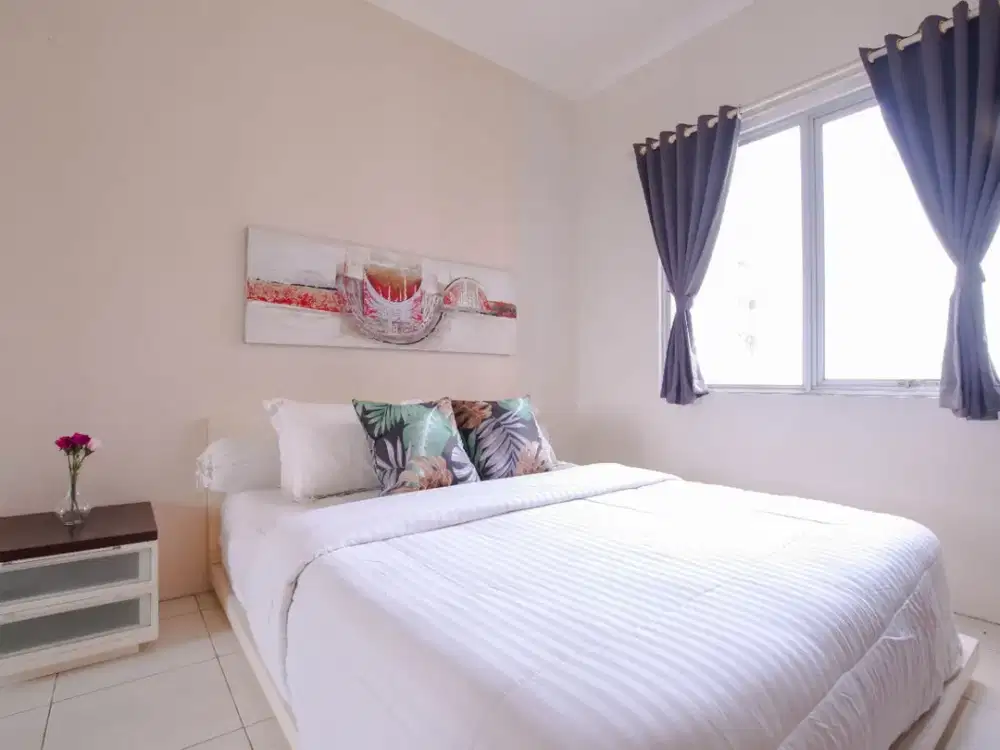 Lokasi Strategis! Disewakan Apartemen Sudirman Park 2 BR, Sewa Murah, Full Furnish - Lokasi Dekat Setiabudi, Sudirman, Kuningan, dan Bundaran HI