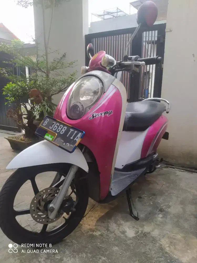 HONDA SCOOPY KARBU TH 2011 MULUS MESIN BNR2 HALUS SURAT KOMPLIT