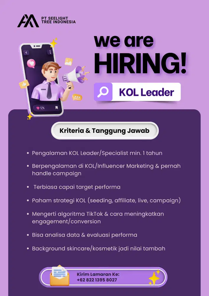 KOL Specialist / Influencer Marketing