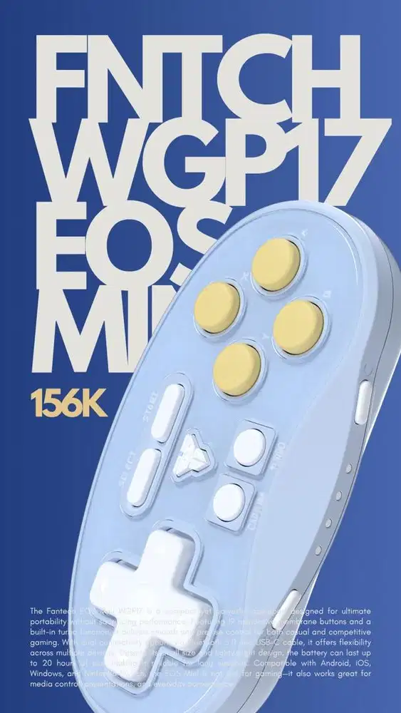 GAMEPAD FANTECH WGP17 MINI GARANSI 1 TAHUN