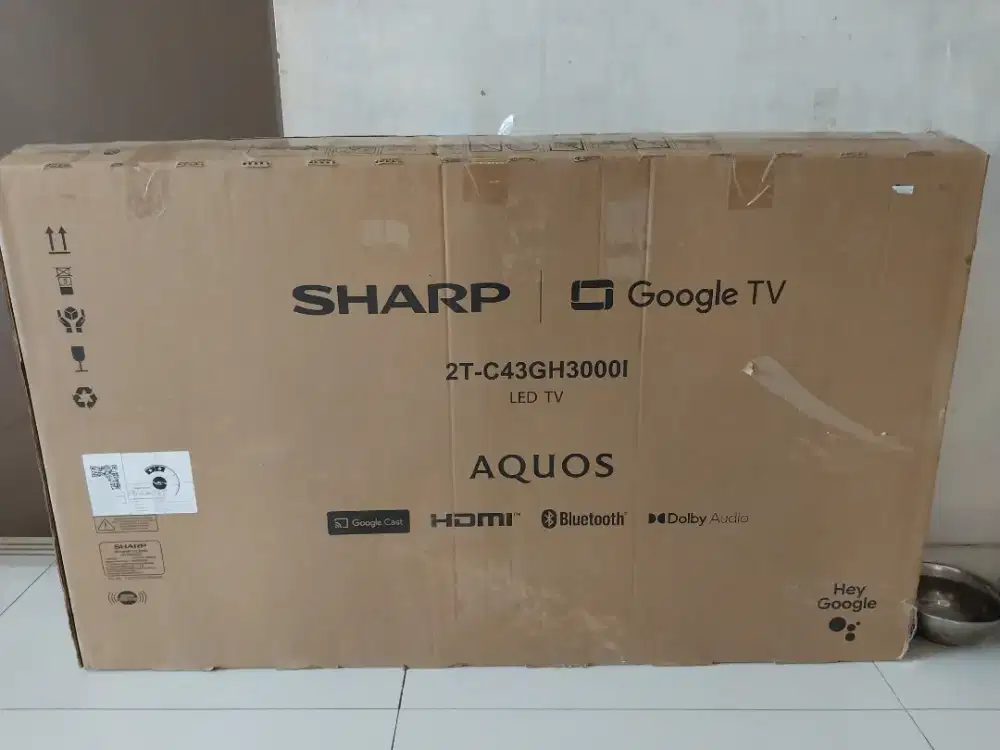 LikeNew! 97% Led Sharp 43 Google Tv Ori Pass!!