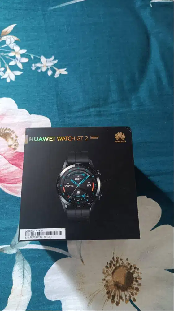 Huawei Watch GT 2 46mm Black – Original Second, Full Fungsi