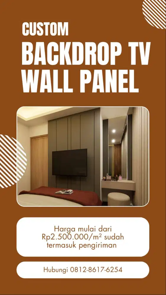 Custom Backdrop TV Wall Panel
