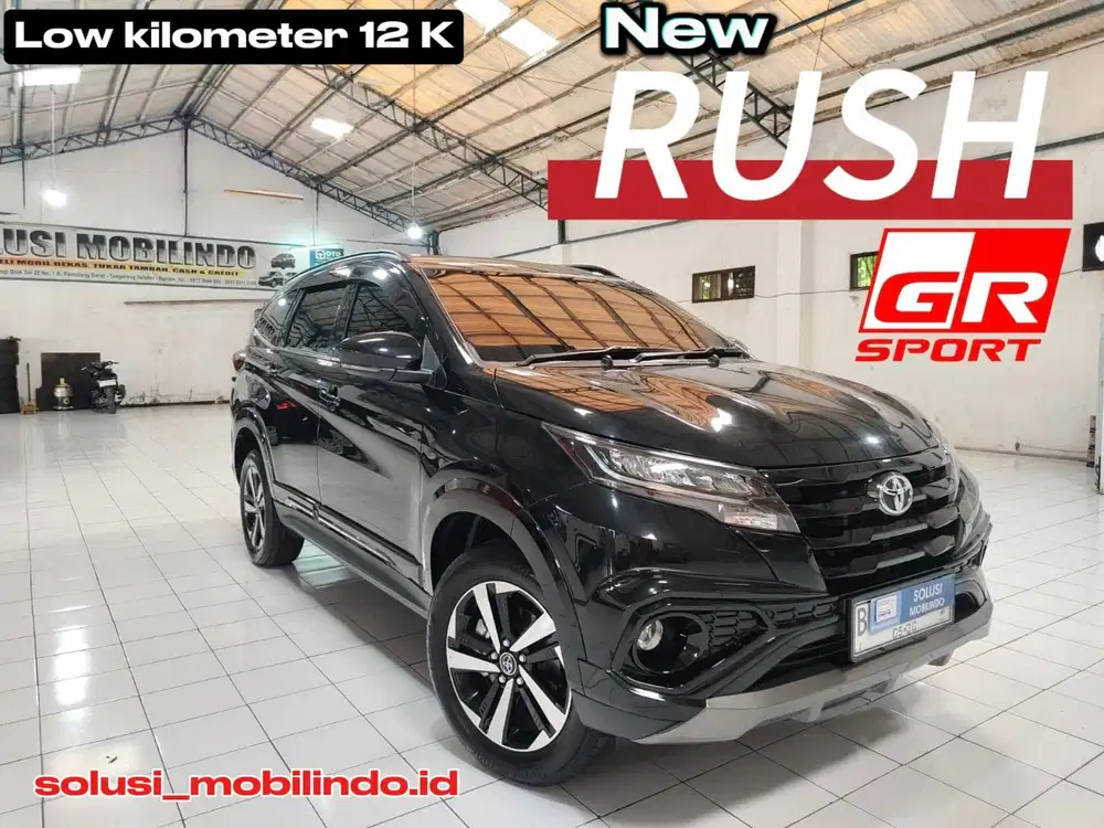 (Low km 12 Rb) TOYOTA RUSH GR SPORT 1.5 Bensin AT 2025 Hitam