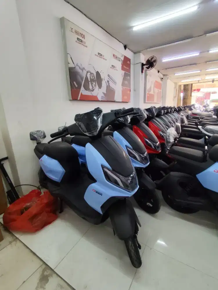 SEDIA MOTOR LISTRIK & SEPEDA LISTRIK GARANSI RESMI 10TH, CICILAN DP0%