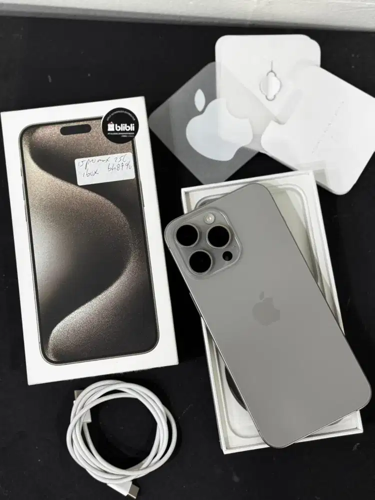 iphone 15 promax 256gb ibox bh 87% ori nominus