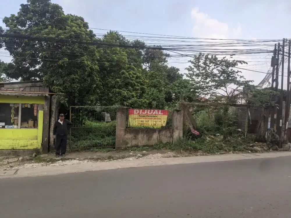 Tanah pinggir jalan besar cibubur jambore