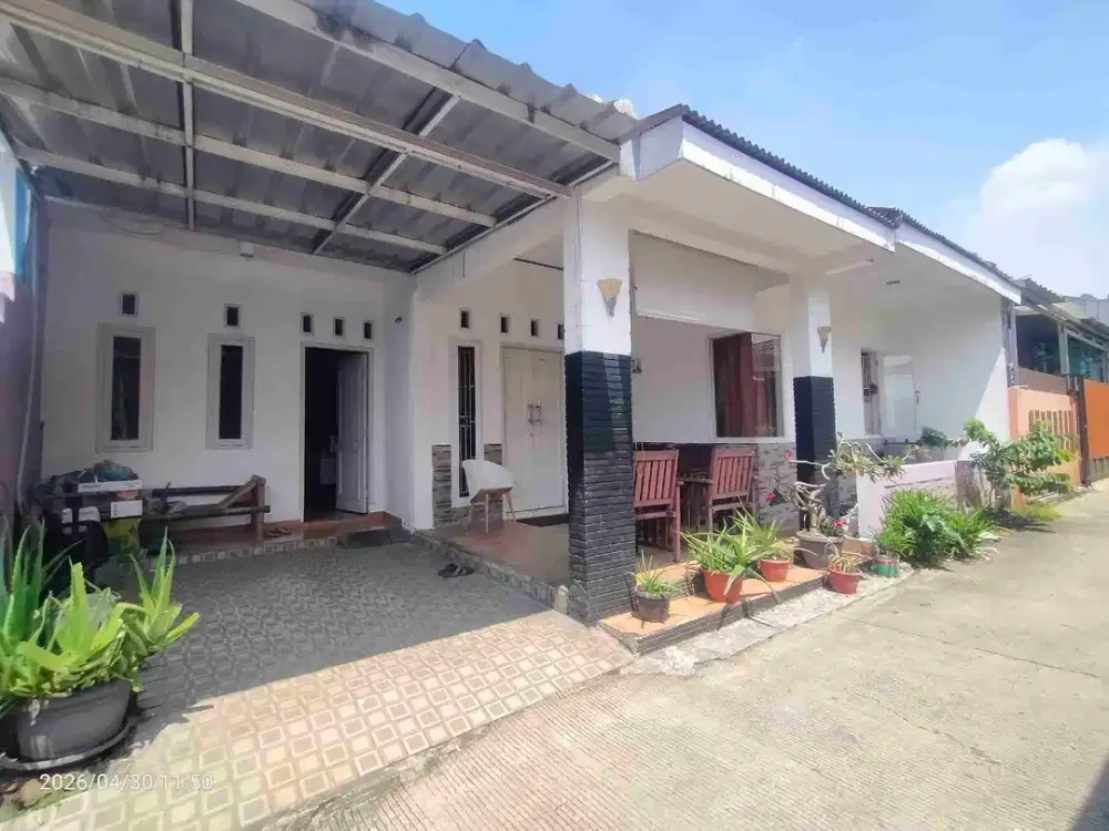 Rumah Luas 100m² , Kamar Tidur 2, Dekat Perumahan Jatijajar dan Tol Cisalak
