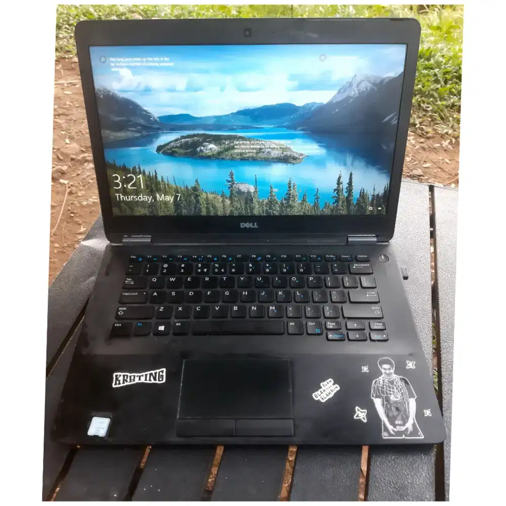 Laptop dell core i5 gen 6 ram 8gb ssd 256