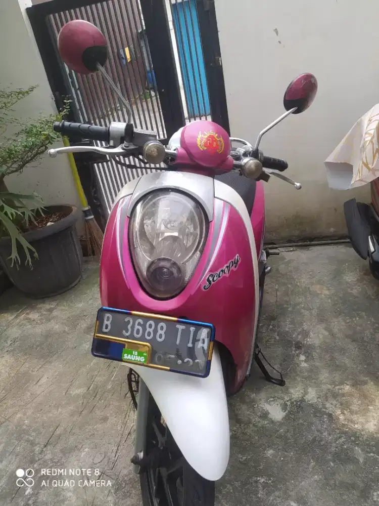 HONDA SCOOPY KARBU TH 2011 MESIN CVT BNR2 HALUS EX PRIBADI