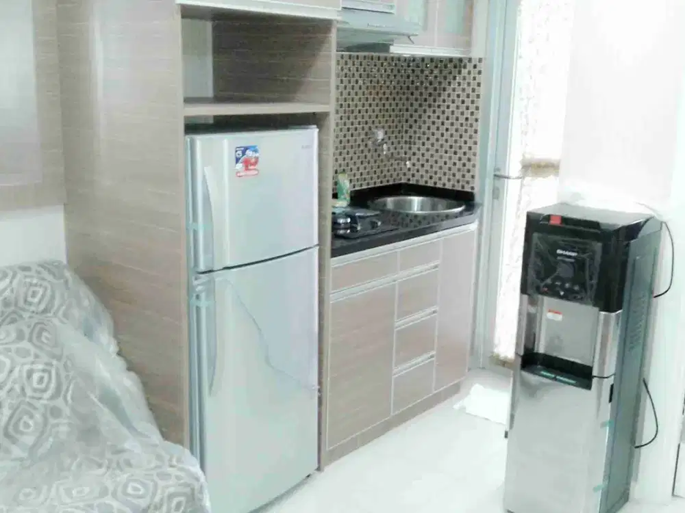 Sewa 6 bulan apartemen green lake sunter 2 kamar furnish view danau