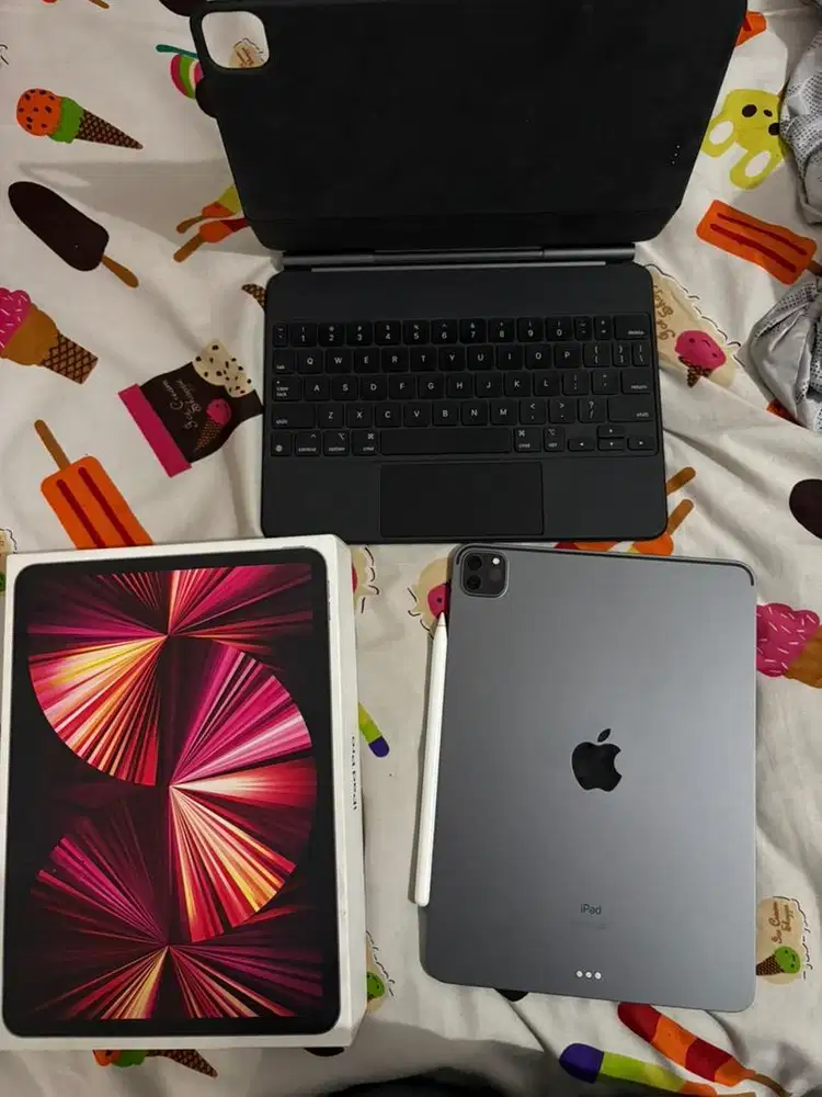 (bundle)Ipad Pro M1 + Apple Magic Keyboard + Apple pencil gen 2