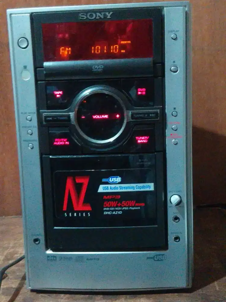 Sony Amplifier AZ series, full ori, utuh, radio & Aux ok, merk Japan