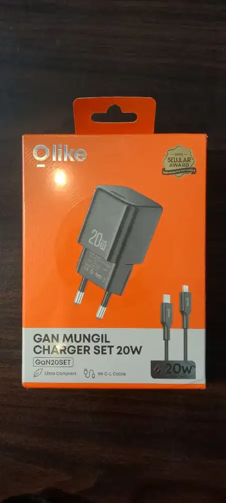 Olike GAN20Set Adapter Mini Charger USB Type C set Type-C to Lightning