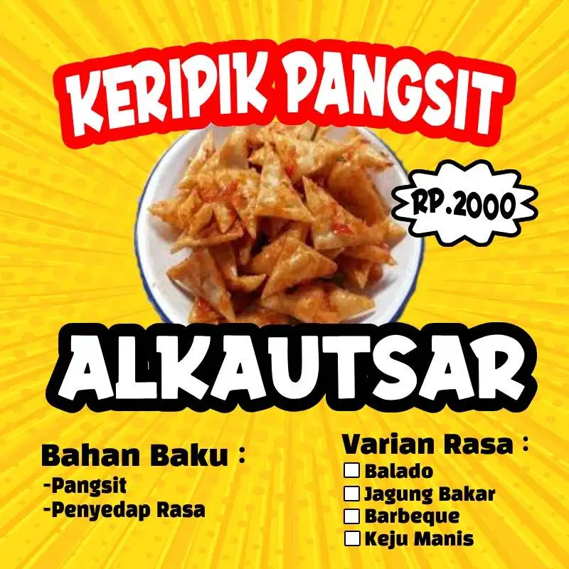 SALES NOO KERIPIK PANGSIT ALKAUTSAR