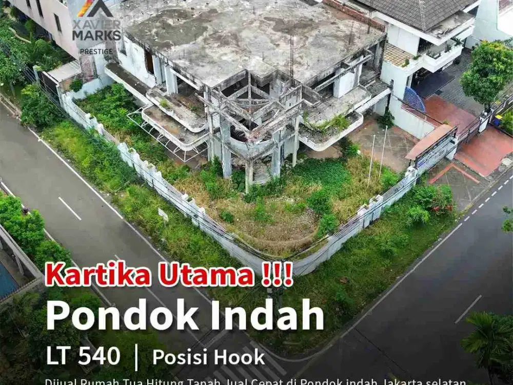 Jual Rumah Tua Pondok Indah