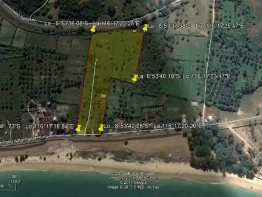 DIJUAL LAHAN BEACHFRONT CENTRAL KUTA MANDALIKA – Kawasan Pariwisata Super Prioritas