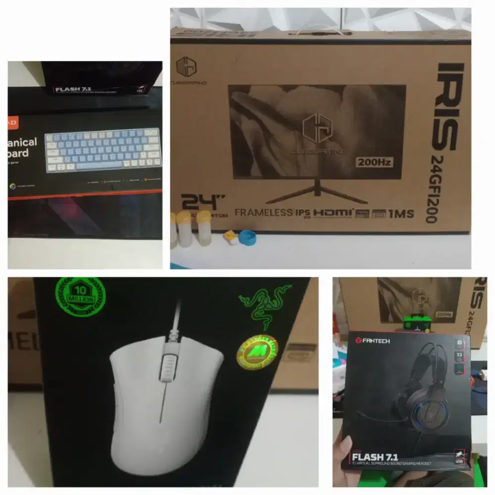 Di jual monitor cube gaming 200hz 24in