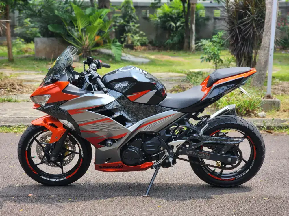 KAWASAKI NINJA 250FI S.E MDP ABS ORANGE LOW KM PAJAK HIDUP MODIF MULUS