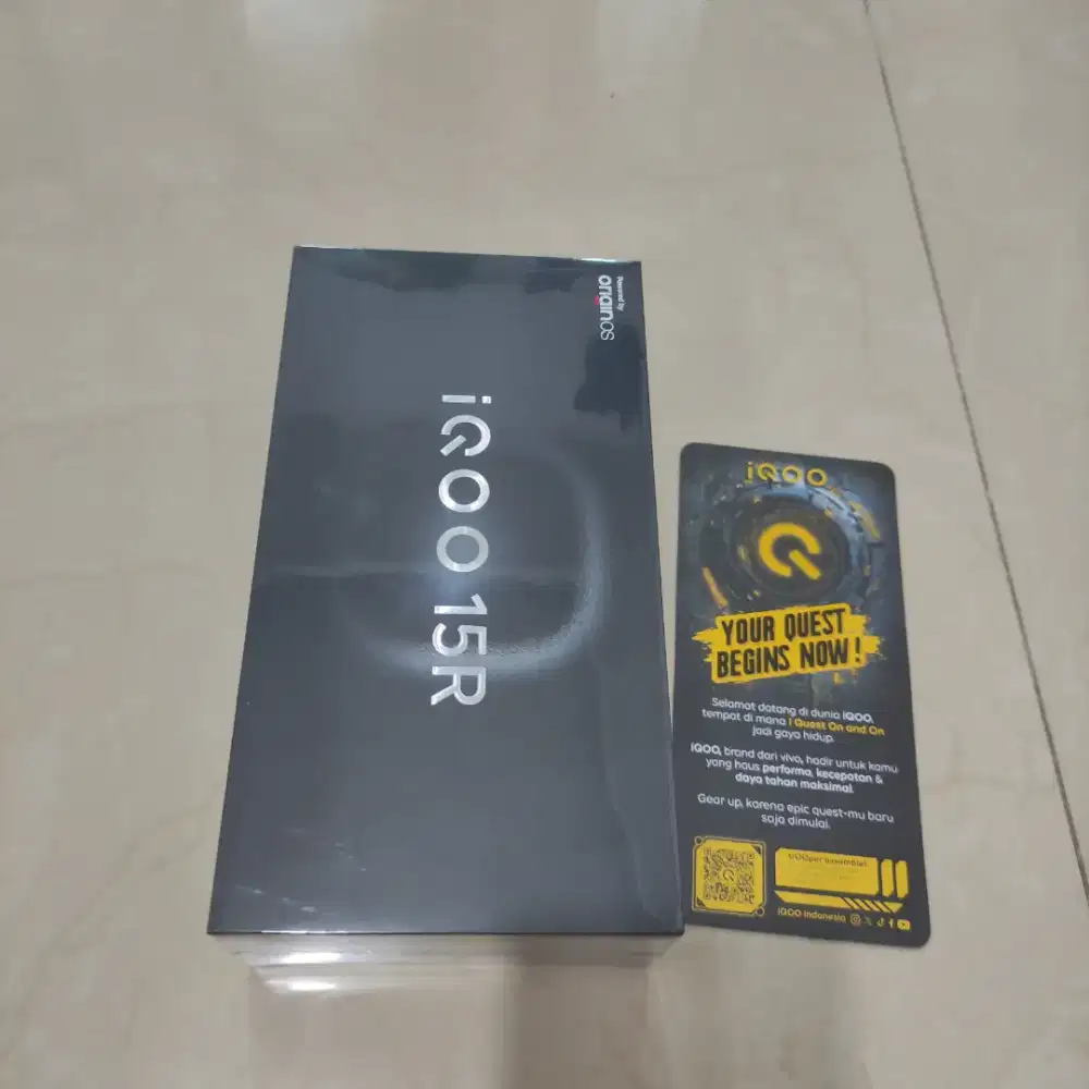 Iqoo 15r 8/256gb new segel no repack