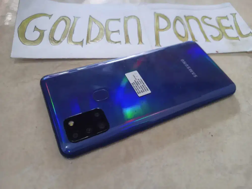 Samsung A21S ORI(Ram6Gb/64Gb)Crystal Blue.Perfect-Golden Ponsel