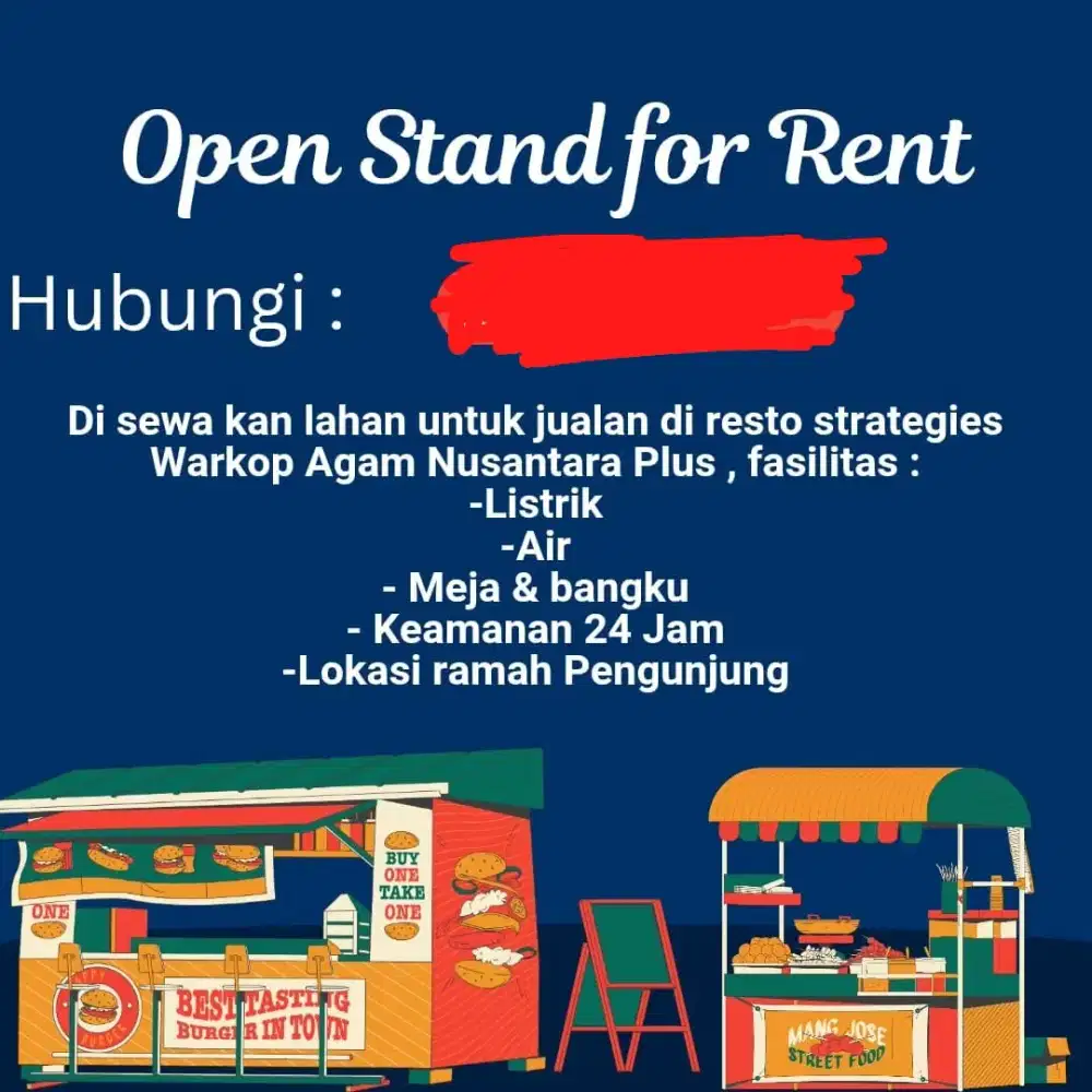 Sewa Lahan untuk Jualan ( UMKM )