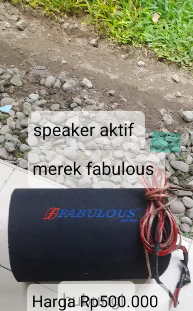 Speker Aktif copotan mobil prbadi saya