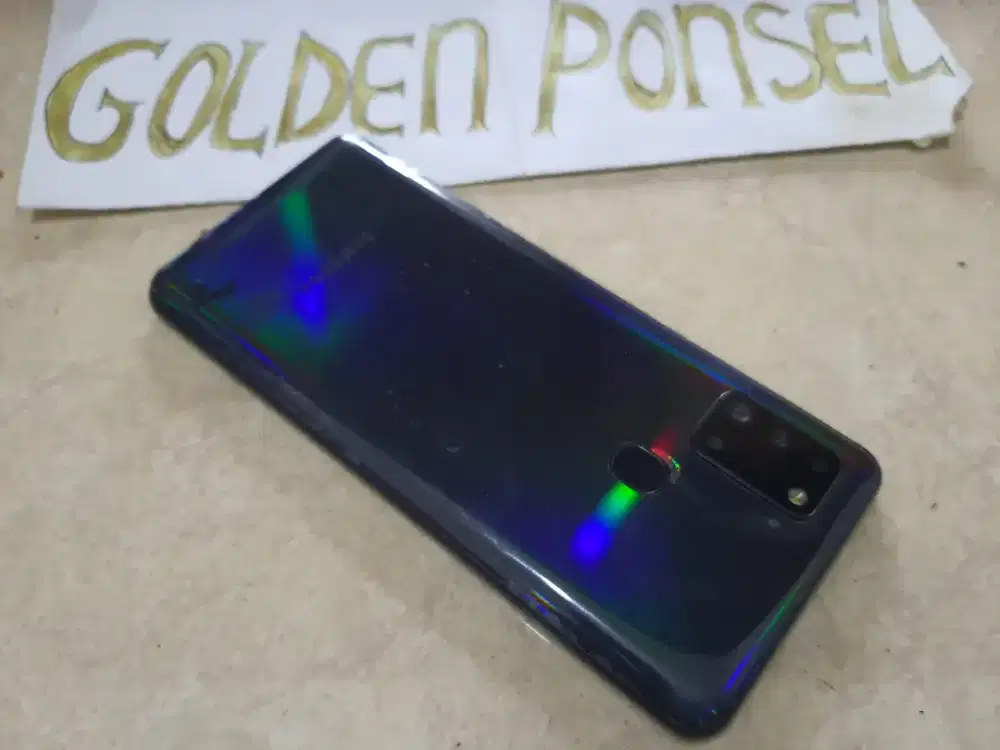 Samsung A21S ORI(Ram6Gb/64Gb)Piano Black-Golden Ponsel