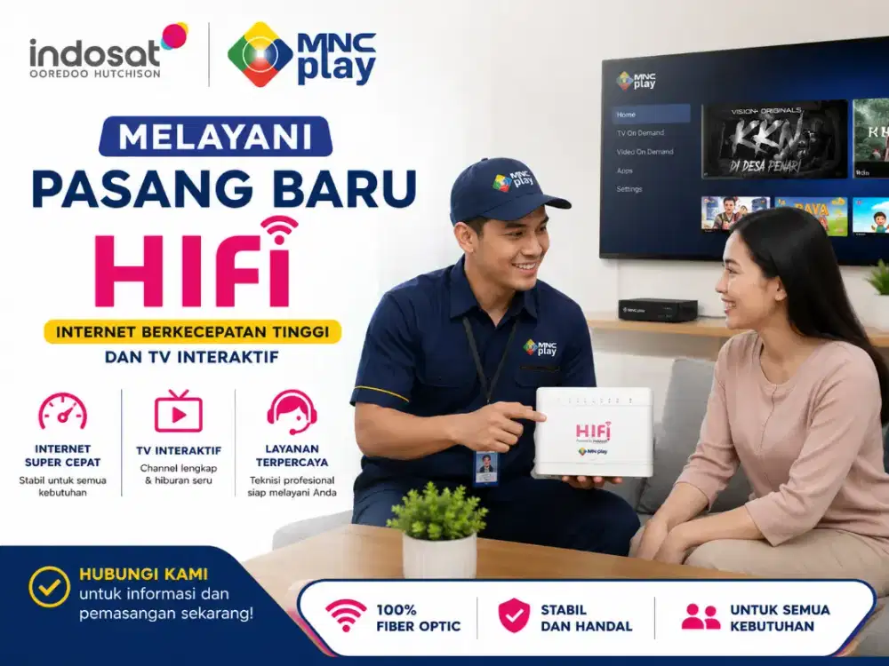 Melayani pasang baru wifi Hifi Indosat