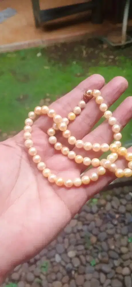 Kalung Mutiara Laut asli Pulau Lombok