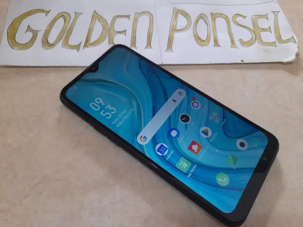 Oppo A1K ORI(32GB/Ram2Gb)mulus-Golden Ponsel