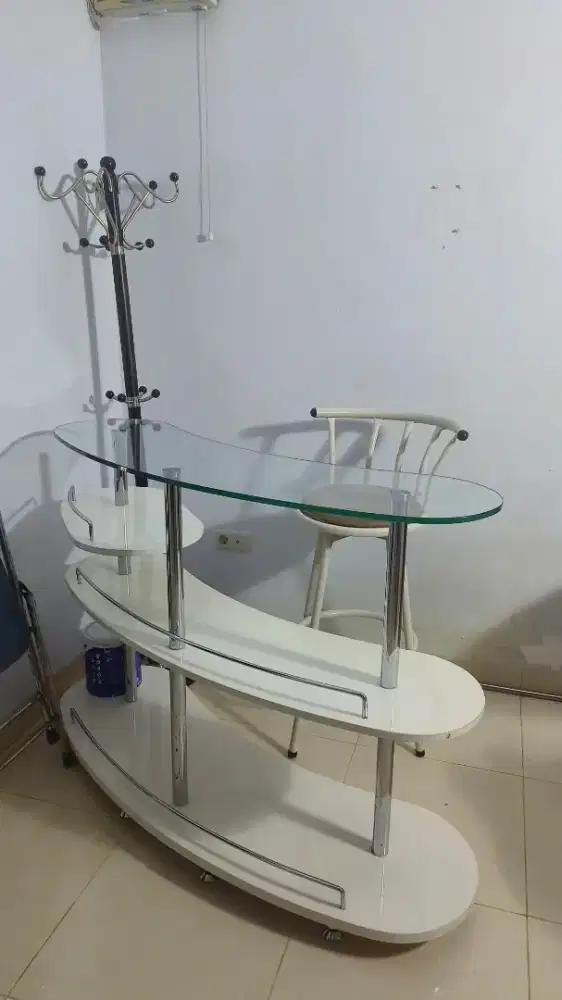 Dijual Meja Bar Minimalis dan Modern Warna putih