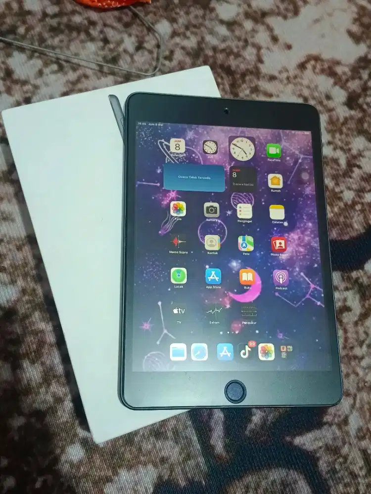 IPAD MINI 5 IBOX ASLI GREY LENGKAP MULUS