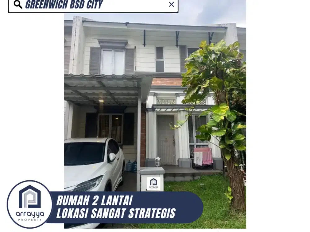 RUMAH 2 LANTAI SEMI FURNISH SIAP HUNI DI GREENWICH BSD CITY (DMB59)