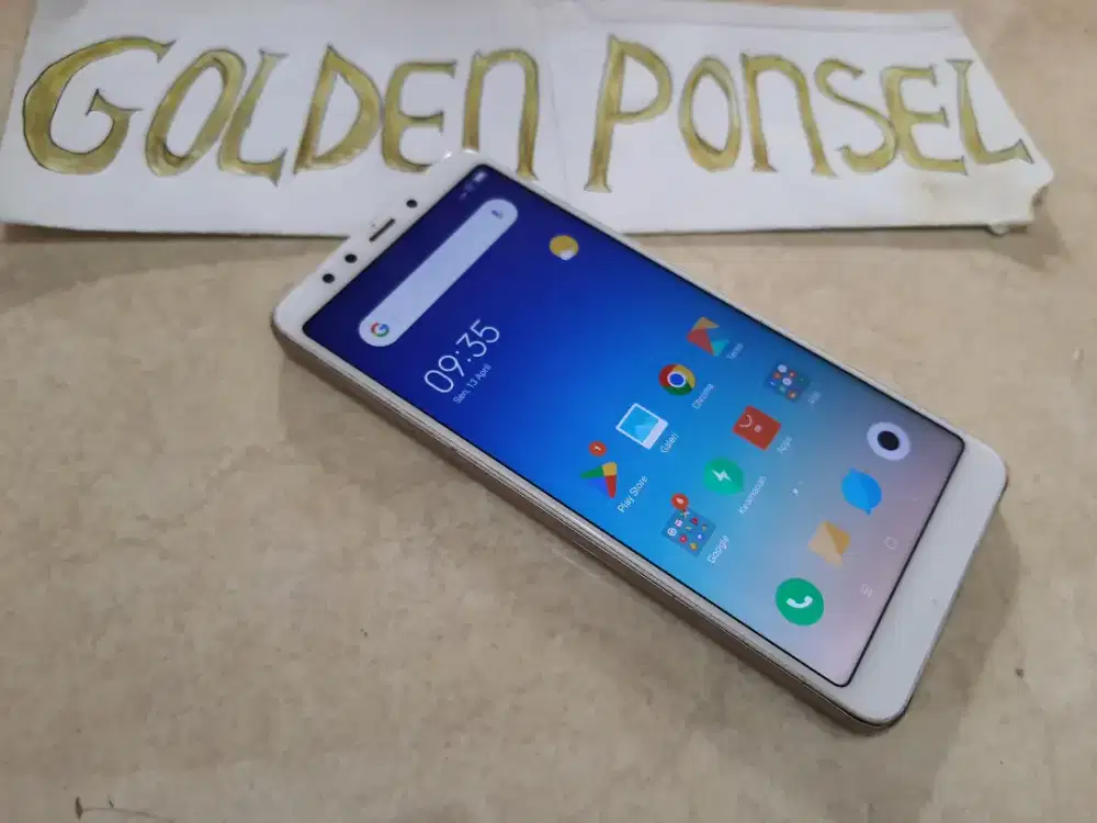 Redmi 5 ORI (16GB/Ram2Gb)Finger-Golden Ponsel
