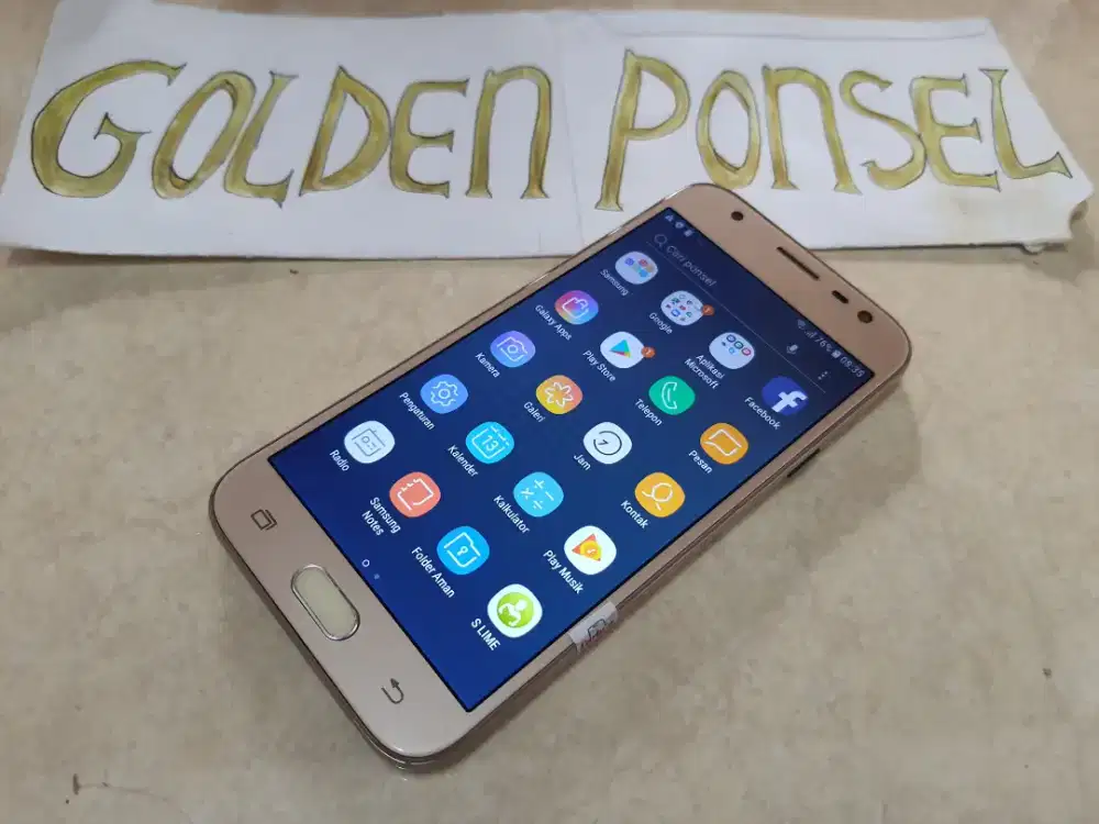 Samsung J3 PRO ORI(16GB/Ram2Gb)Gold perfect-Golden Ponsel