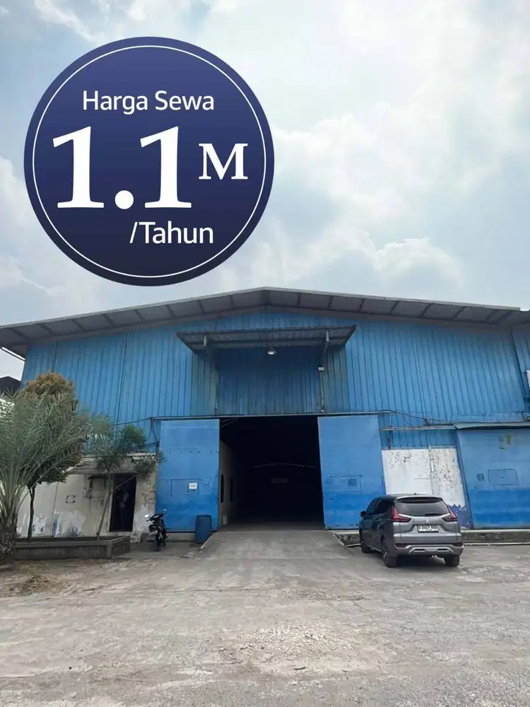 Gudang 15 Menit Dari Exit TOLL Jatiasih ( KM 41 TMII-CIKUNIR JORRE3 )